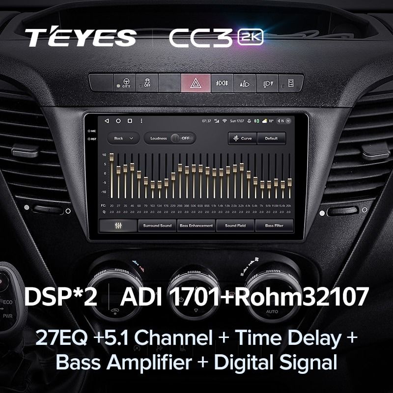 Штатная магнитола Teyes CC3 2K 6/128 Iveco Daily 6 (2014-2022)