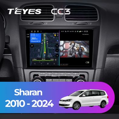 Штатная магнитола Teyes CC3 4/32 Volkswagen Sharan (2010-2024)