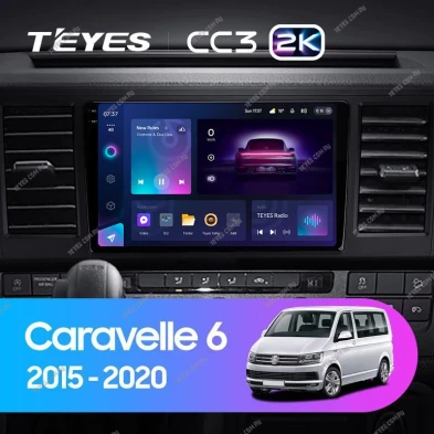 Штатная магнитола Teyes CC3 2K 360 6/128 Volkswagen Caravelle T6 (2015-2020)