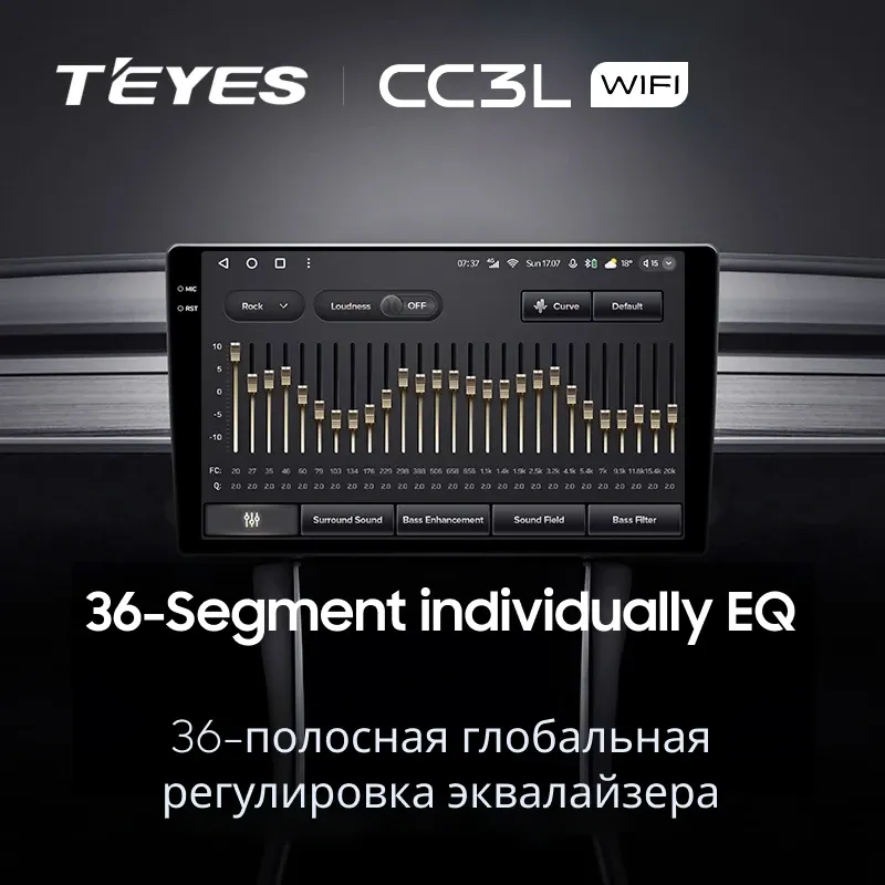Штатная магнитола Teyes CC3L WiFi 2/32 Nissan Rogue 2 (2013-2022) F3 Тип-AB