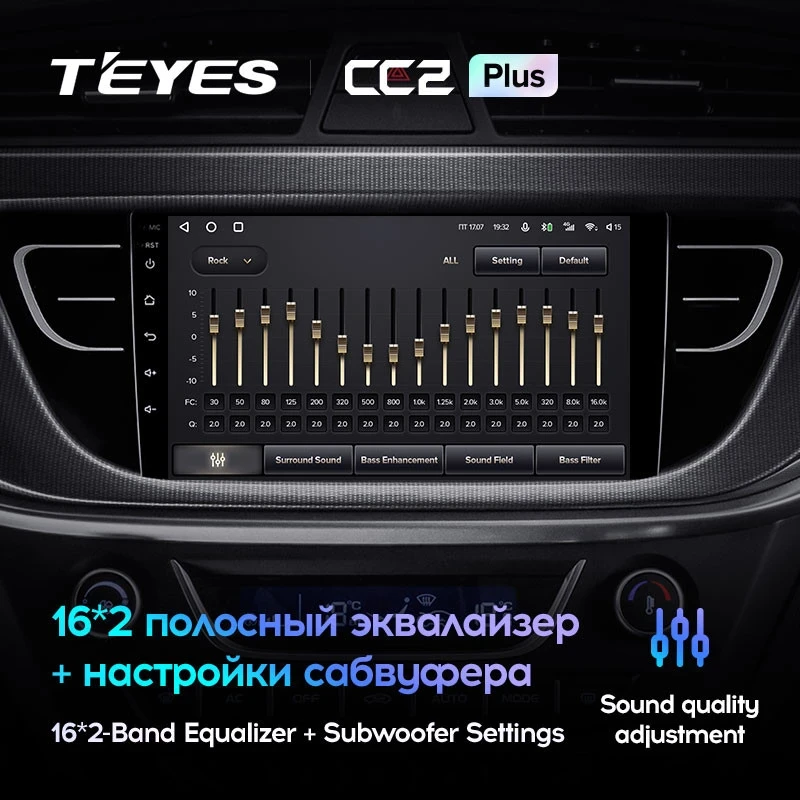 Штатная магнитола Teyes CC2 Plus 4/32 Geely Atlas NL-3 (2016-2020)