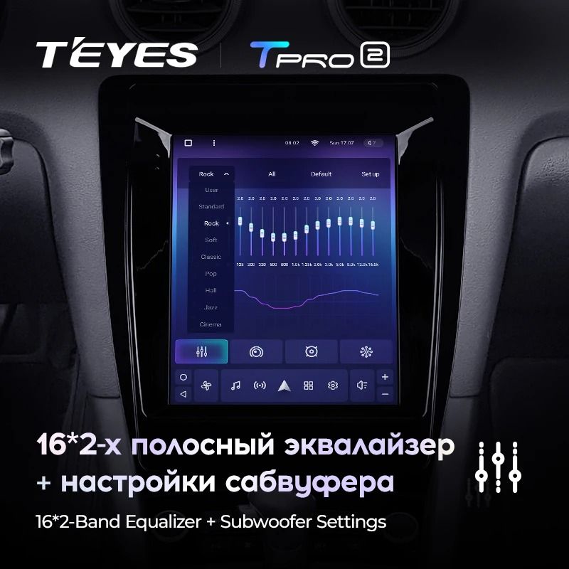 Штатная магнитола Tesla style Teyes TPRO 2 4/64 Audi A3 2 8P (2003-2013)