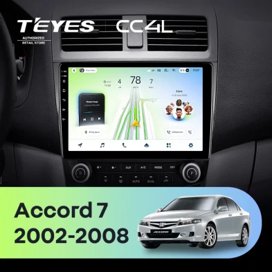 Штатная магнитола Teyes CC4L 6/64 Honda Accord 7 (2002-2008) F2