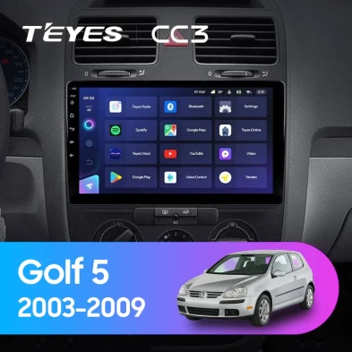 Штатная магнитола Teyes CC3 4/32 Volkswagen Golf 5 (2003-2009) F3