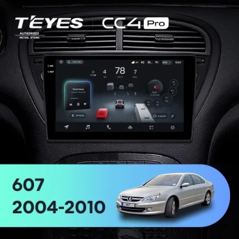 Штатная магнитола Teyes CC4 Pro 12/256 Peugeot 607 (2004-2010)