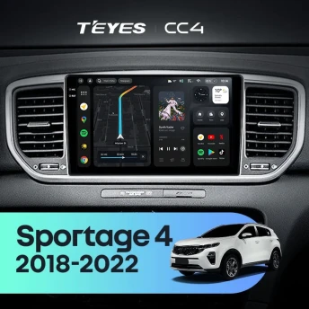 Штатная магнитола Teyes CC4 6/64 Kia Sportage 4 QL (2018-2022) Тип-B