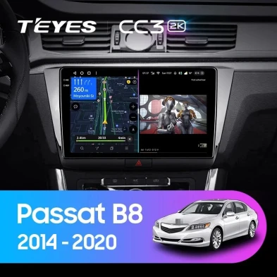 Штатная магнитола Teyes CC3 2K 6/128 Volkswagen Passat B8 (2014-2020)