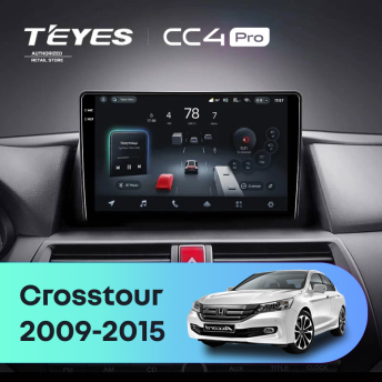 Штатная магнитола Teyes CC4 Pro 12/256 Honda Crosstour 1 TF (2009-2015)