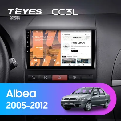 Штатная магнитола Teyes CC3L 4/32 Fiat Albea (2005-2012)