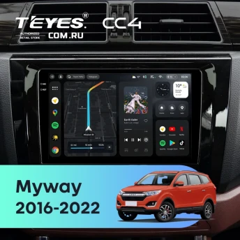 Штатная магнитола Teyes CC4 8/128 Lifan Myway (2016-2022)