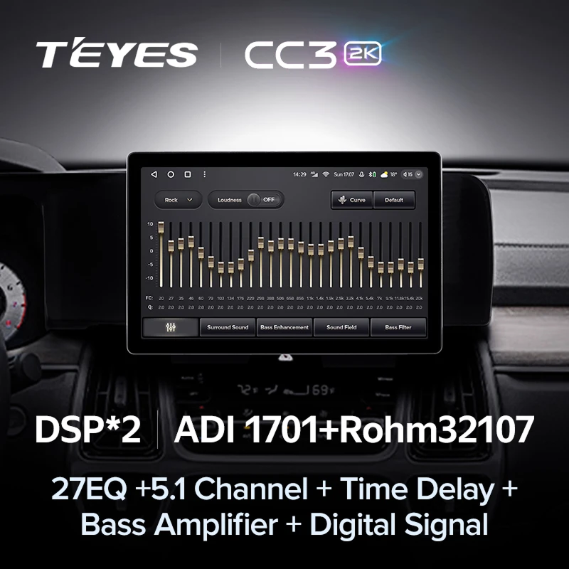 Штатная магнитола Teyes CC3 2K 6/128 Kia Sorento 4 MQ4 (2020-2024) (11")