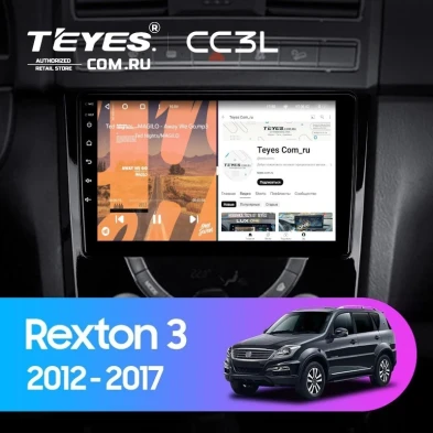 Штатная магнитола Teyes CC3L 4/64 SsangYong Rexton Y290 3 (2012-2017)