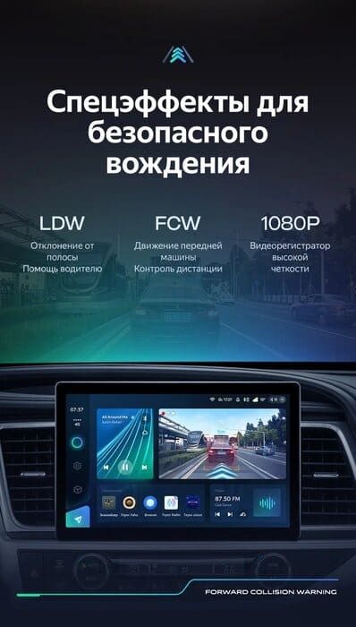 Штатная магнитола Teyes CC3 2K 4/32 Toyota Highlander 3 XU50 (2013-2018) (11")