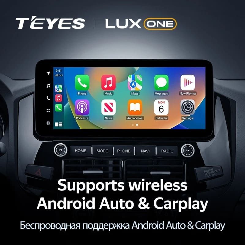 Штатная магнитола Teyes LUX ONE 4/32 Mitsubishi Pajero 4 V80 V90 (2006-2024) Тип-A