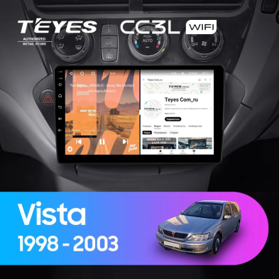 Штатная магнитола Teyes CC3L WiFi 2/32 Toyota Vista V50 (1998-2003)