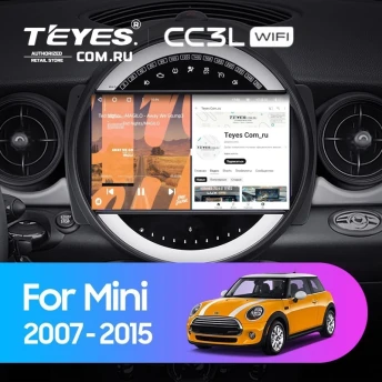 Штатная магнитола Teyes CC3L WiFi 2/32 Mini Cooper (2007-2015) F1