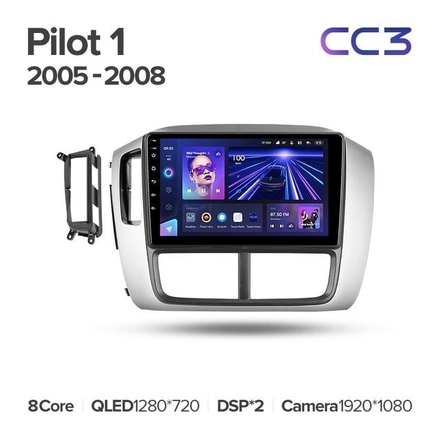 Штатная магнитола Teyes CC3 4/32 Honda Pilot 1 (2005-2008)