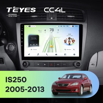 Штатная магнитола Teyes CC4L 6/64 Lexus IS250 XE20 (2005-2013)