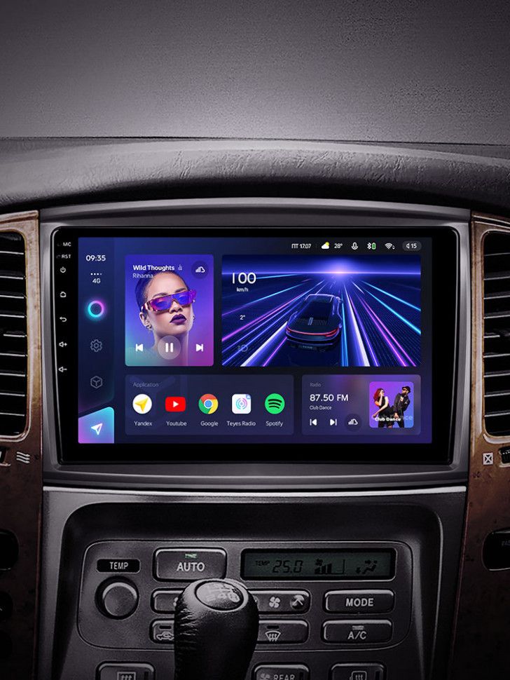 Штатная магнитола Teyes CC3 4/64 Toyota Land Cruiser LC 100 (2002-2007) Тип-B