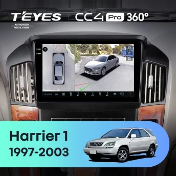 Штатная магнитола Teyes CC4 Pro 360 12/256 Lexus RX300 XU10 (1997-2003) F1