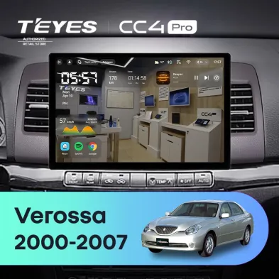Штатная магнитола Teyes CC4 Pro 8/128 Toyota Verossa (2000-2007) F2 (13")