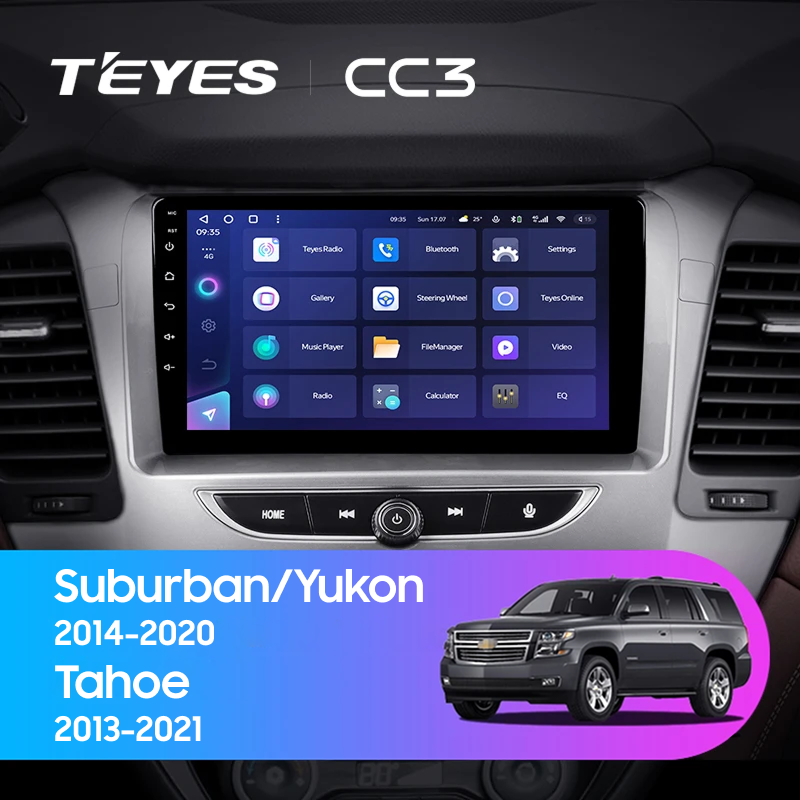 Штатная магнитола Teyes CC3 4/32 GMC Yukon (2014-2020)