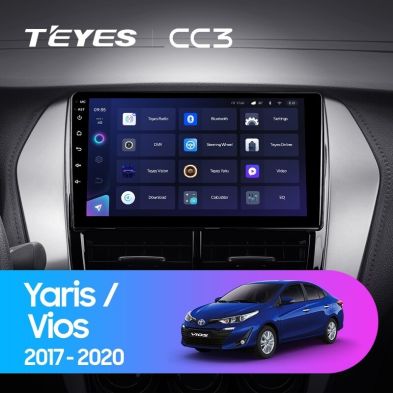 Штатная магнитола Teyes CC3 4/32 Toyota Yaris (2017-2020) F2