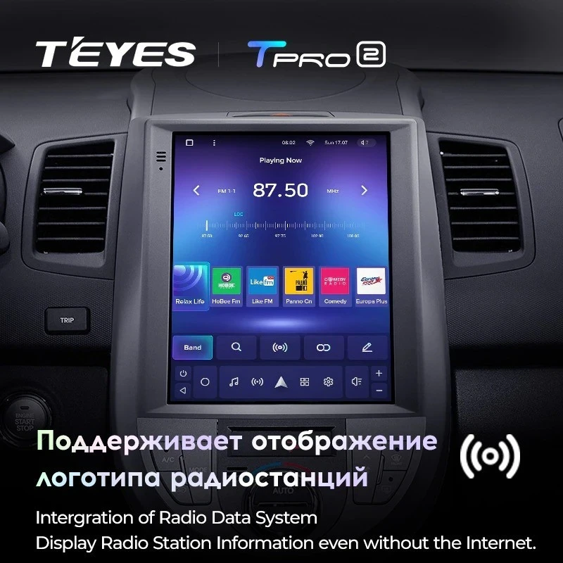 Штатная магнитола Tesla style Teyes TPRO 2 4/32 Kia Soul 1 AM (2008-2014)