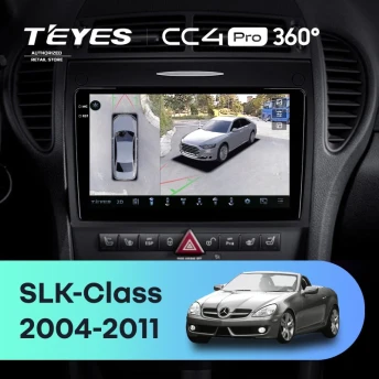 Штатная магнитола Teyes CC4 Pro 360 8/128 Mercedes-Benz SLK-Class R171 (2004-2011)