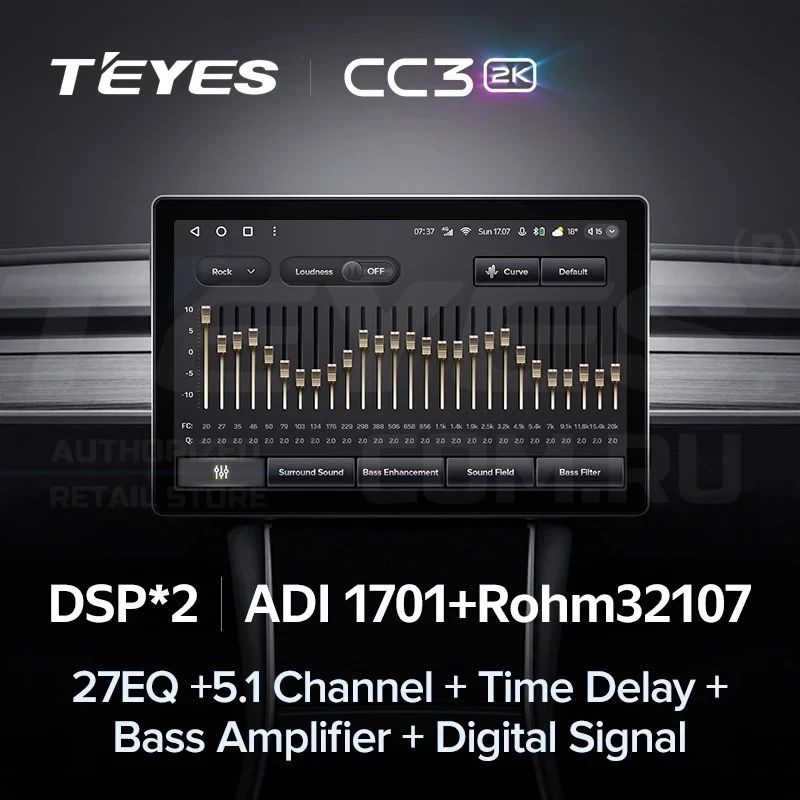 Штатная магнитола Teyes CC3 2K 4/64 Jeep Patriot (2009-2015) (13")