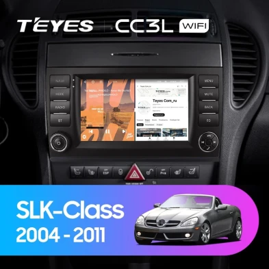 Штатная магнитола Teyes CC3L WiFi 2/32 Mercedes-Benz SLK-Class 2 R171 (2004-2008) 7"