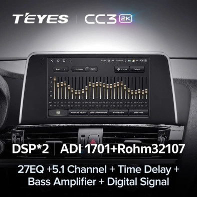 Штатная магнитола Teyes CC3 2K 4/64 BMW X3 F25 CIC (2010-2014)