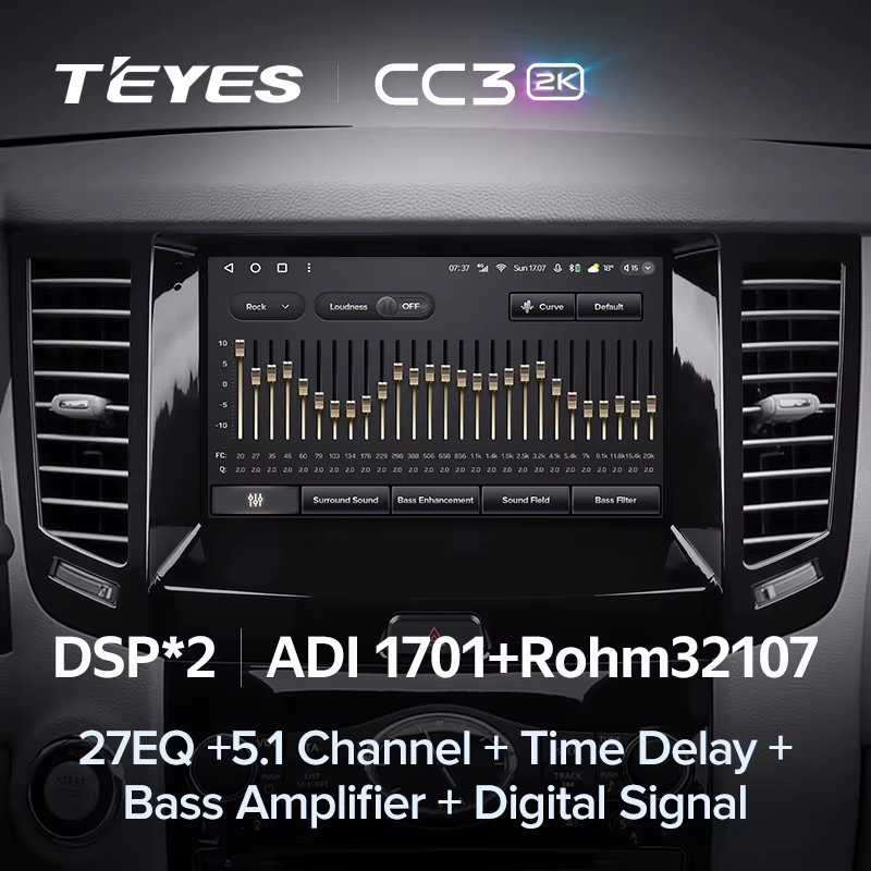 Штатная магнитола Teyes CC3 2K 4/32 Infiniti FX35 2 (2009-2013) Тип-B