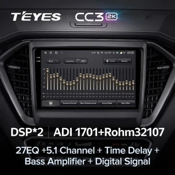 Штатная магнитола Teyes CC3 2K 4/64 lsuzu D-MAX 3 RG (2019-2023)