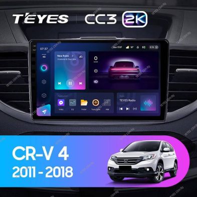 Штатная магнитола Teyes CC3 2K 6/128 Honda CR-V 4 RM RE (2011-2018) Тип-B