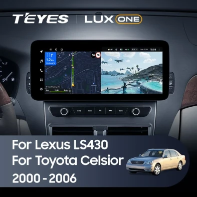 Штатная магнитола Teyes LUX ONE 360 6/128 Lexus LS430 XF30 (2000-2006)
