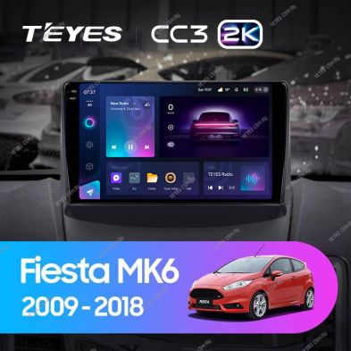 Штатная магнитола Teyes CC3 2K 4/64 Ford Fiesta 6 (2009-2018) F1 Тип-B