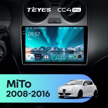 Штатная магнитола Teyes CC4 Pro 12/256 Alfa Romeo MiTo 955 (2008-2016)