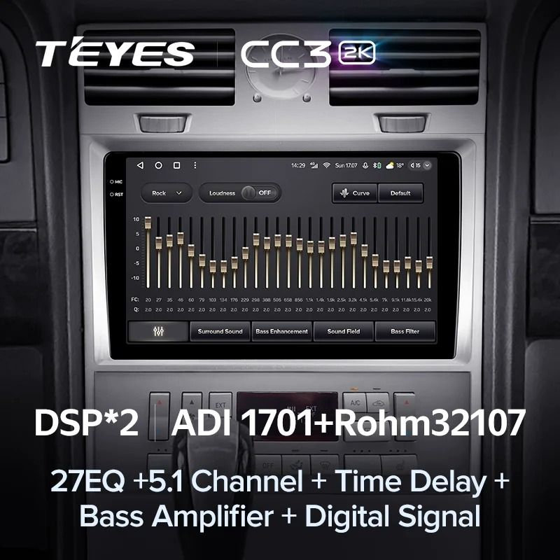 Штатная магнитола Teyes CC3 2K 4/64 Lincoln Navigator (2002-2006)