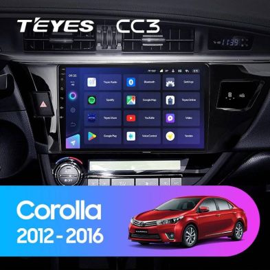 Штатная магнитола Teyes CC3 4/32 Toyota Corolla (2012-2016) Тип-B