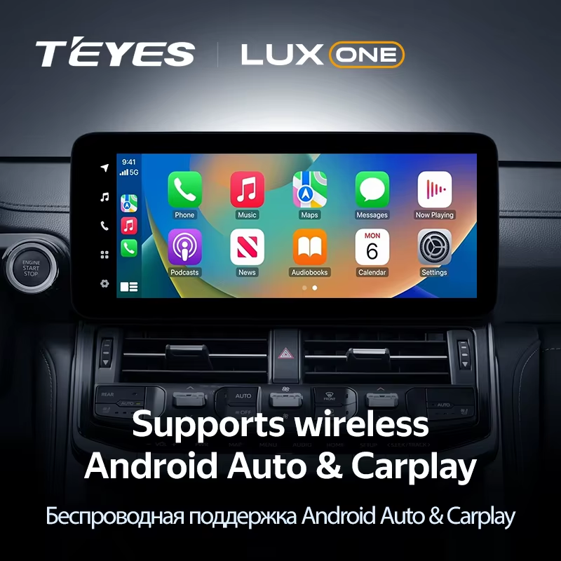Штатная магнитола Teyes LUX ONE 6/128 Toyota Land Cruiser J300 300 (2021-2023) F1