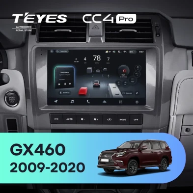 Штатная магнитола Teyes CC4 Pro 12/256 Lexus GX460 J150 (2009-2020)
