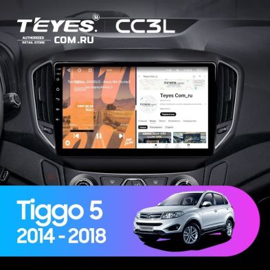 Штатная магнитола Teyes CC3L 4/32 Chery Tiggo 5 (2014-2018)