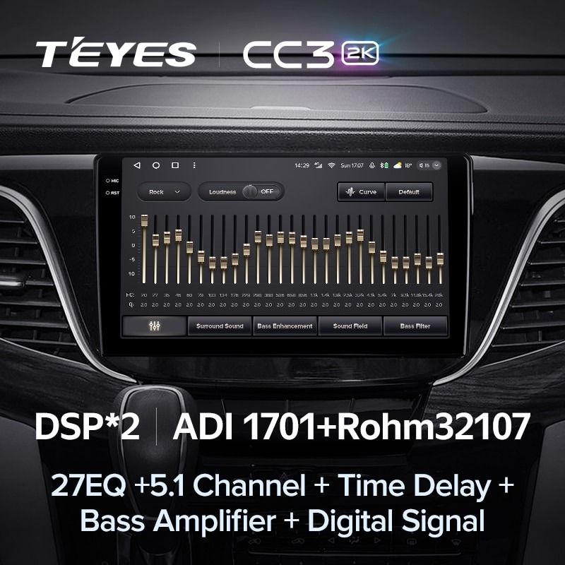 Штатная магнитола Teyes CC3 2K 6/128 Buick GL8 3 (2017-2020)