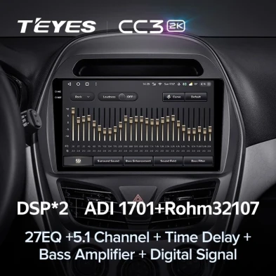 Штатная магнитола Teyes CC3 2K 360 6/128 Chevrolet Spark Beat (2015-2018) F2