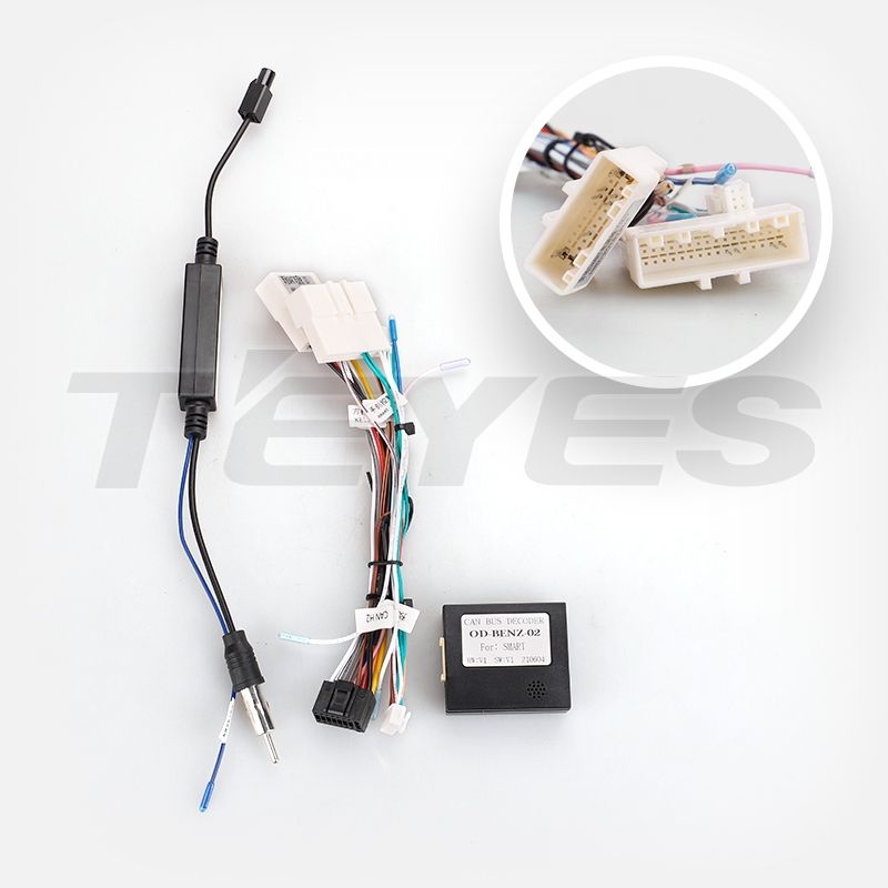 Переходная рамка Mercedes-Benz Smart Fortwo 3 C453 A453 W453 (2014-2020) (9")