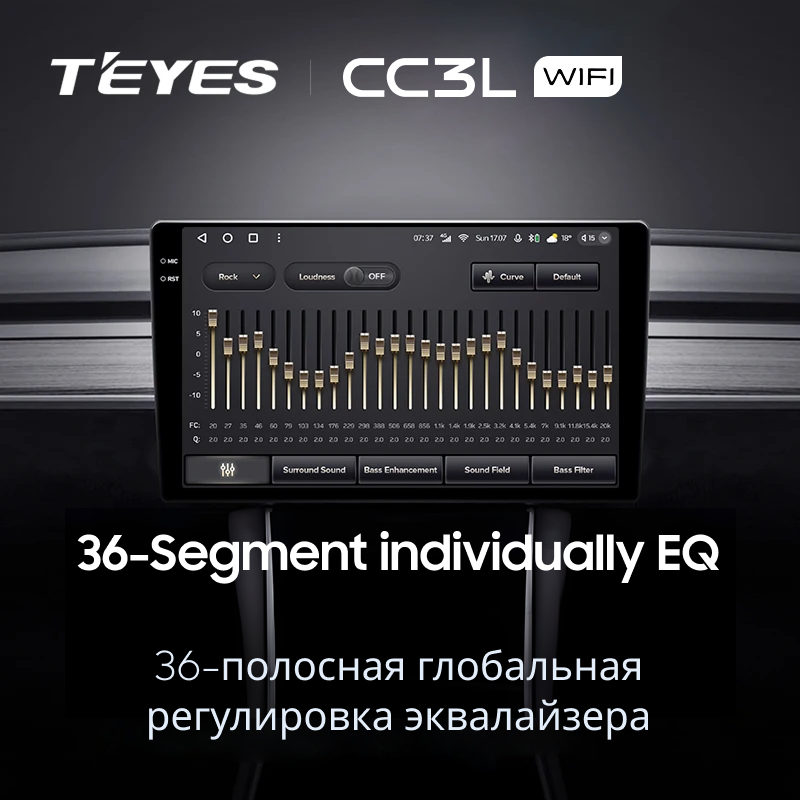 Штатная магнитола Teyes CC3L WiFi 2/32 Honda Airwave GJ (2005-2010) Правый руль