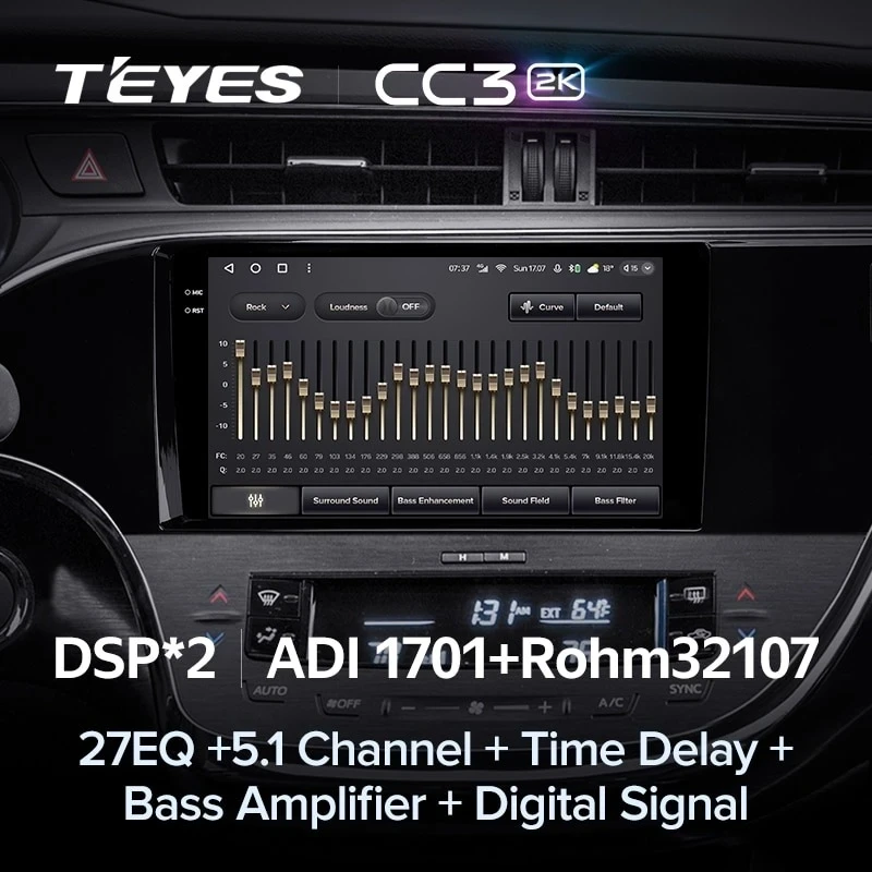 Штатная магнитола Teyes CC3 2K 4/32 Toyota Avalon IV XX40 (2012-2018)