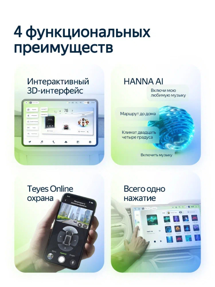 Штатная магнитола Teyes CC4L 6/64 Toyota Probox (2014-2026)