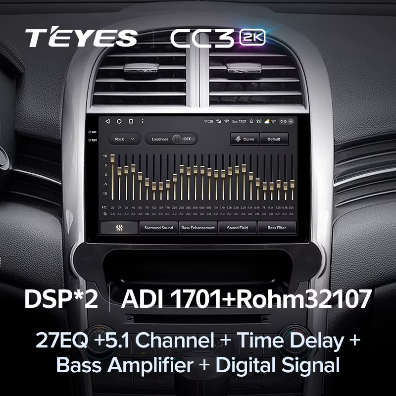 Штатная магнитола Teyes CC3 2K 6/128 Chevrolet Malibu 8 (2012-2015)